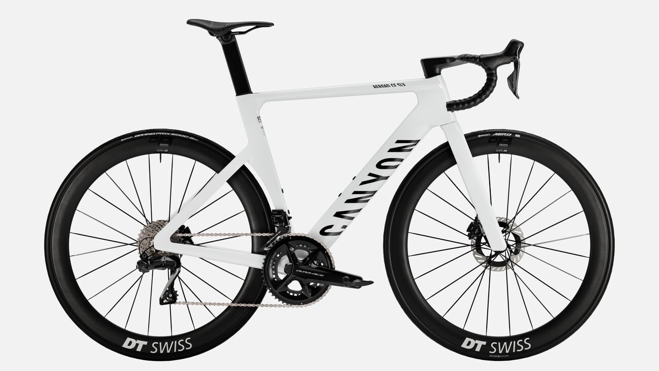 Canyon Aeroad CF SLX 9 Di2 Crystal White