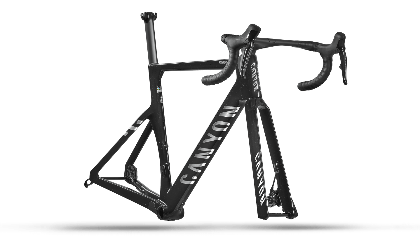 Canyon Aeroad CFR Disc Frame and Brake Kit Sparkle Stealth