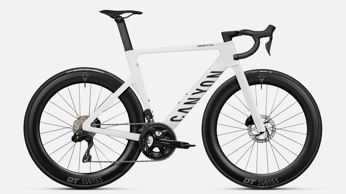 Canyon Aeroad CF SLX 7 Di2 Crystal White